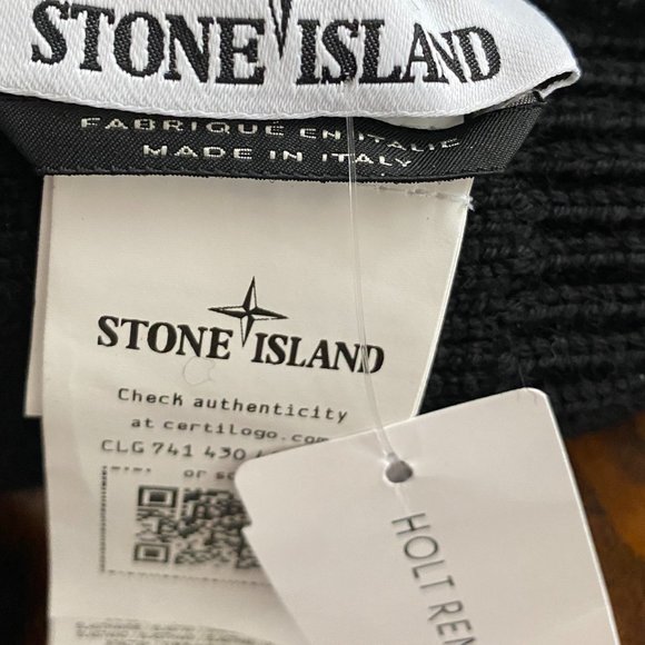 Brand New With Tags Stone Island Wool Fingerless Men's Mittens - Picture 12 of 16